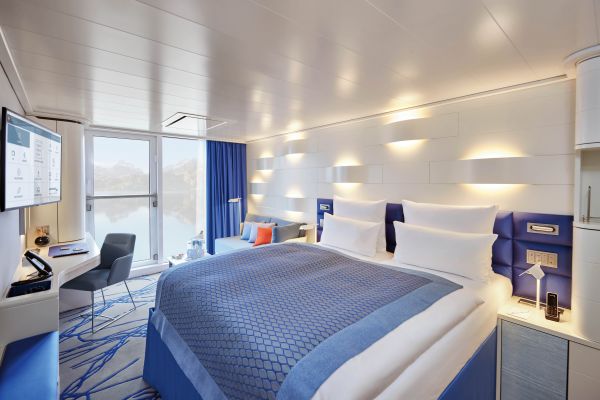 HANSEATIC spirit French Balcony Kabine © Hapag-Lloyd Cruises