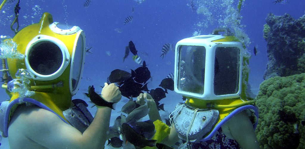 Ausflug Aquasafari Bora Bora - Helmet Dive - Tahiti