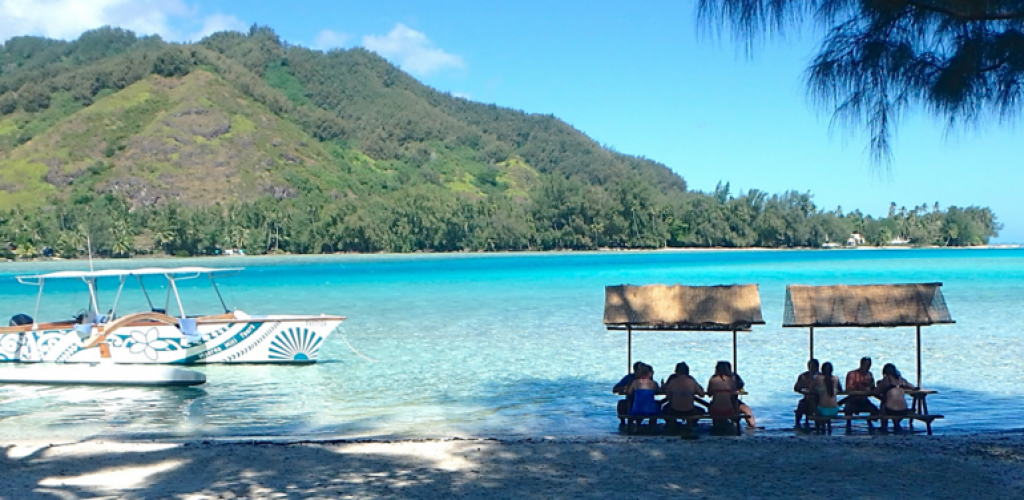 Ausflug Outrigger Miti Lagunentour - Motu - Tahiti